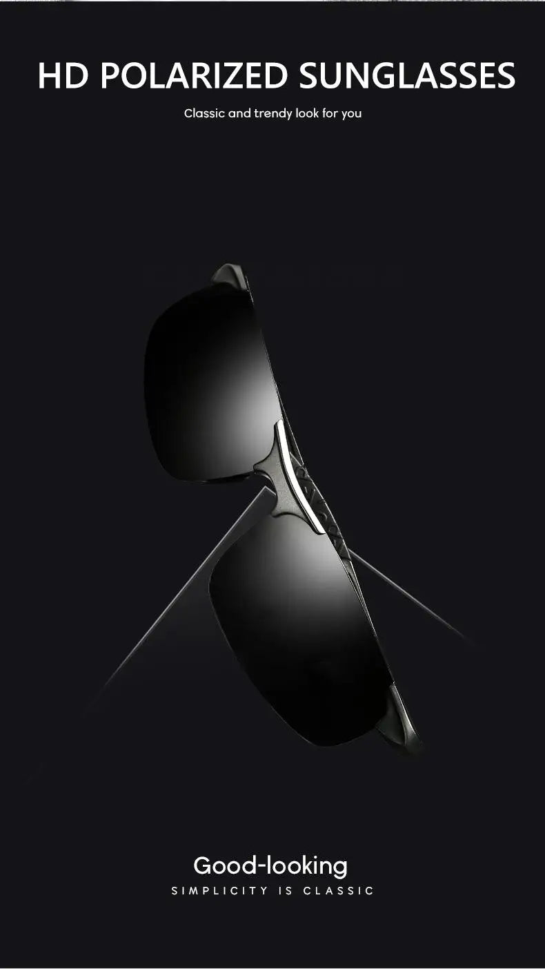 Luxury Brand 2023 Aluminum Sunglasses For Men Polarzed Sun Glasses Man Day Night Driving Anti-Glare Wome Oculos De Sol Masculino