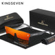 KINGSEVEN Fashion Rimless Sunglasses Women Men UV400 Square Luxury Glasses Trendy One-piece Polarized Lens Causal Eyewear
