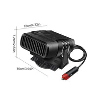 NEW 12V/24V Car Heater Portable Car Heater Fan 2IN1 Cooling Heating Auto Windshield Defroster Car Defogger Anti-Fog Heater Dryer