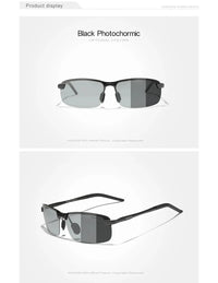 KINGSEVEN Fashion Half Frame Sunglasses Men's Outdoor Polarized UV400 Driving Glasses High Quality Fishing Driving Eyewear