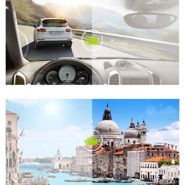 Men's aluminum magnesium sunglasses  driving color changing polarizer 3121