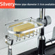 Kitchen Sink Drain Rack Sponge Storage Basket Faucet Holder Space Aluminum Soap Drainer Shelf Organizer Bathroom Accessories