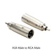 XLR 3PIN female head to 6.5 female 3 core XLR revolution RCA 3.5mm Male lotus audio female seat 6.35 microphone adapter