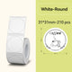 NIIMBOT Round Thermal Label Sticker for B1 B31 B21 B3S Printer Transparent Self-adhesive Labels Paper Color Label DIY Name Tag