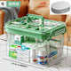 Large-capacity Multi-layer Transparent Storage Box Household Transparent Sorting Medical Emergency Portable Medicine Box