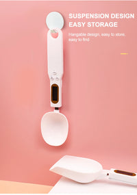 New LCD Digital Measurement Adjustable Weighing Spoon Coffee Powder Scale Baking Scale Electronic Measuring Spoon Kitchen Tools