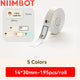 Niimbot D110/D11/D101/H1S Name Sticker School Student Color Name Tags Self-adhesive Thermal Label Paper for School Home Office