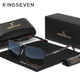 KINGSEVEN 2024 Polarized Sunglassesfor Men Alloy frame Outdoor Driving Eyewear Anti-Glare Mirror Lens Business Men