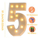 LED Light Giant Birthday Figure Number Balloon Filling Box 30 40 50 1st Birthday Party Decor Adult Kid Baby Shower Wedding Decor