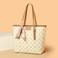 Women's Quality Soft Leather Shoulder Bag Luxury Print Designer Handbag Ladies Casual Tote Bag Messenger Commuting Sac A Main