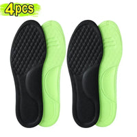 10pcs Unisex Memory Foam Orthopedic Insoles Deodorizing Insole Shoes Sports Absorbs Sweat Soft Antibacterial Shoe Accessories