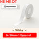 Niimbot D110/D11/D101/H1S Label Printer Paper Anti-Oil Scratch-Resistant Self-adhesive White/Transparent/Color Name Stickers