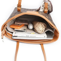 Women's Quality Soft Leather Shoulder Bag Luxury Print Designer Handbag Ladies Casual Tote Bag Messenger Commuting Sac A Main