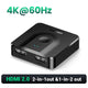 HDMI Switch 4K for Xiaomi Mi Box Bi-directional HDMI compatible Switcher