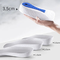 2Pcs Height Increase Insoles for Men Women EVA Shoe Pads Feet Arch Support Orthopedic Half Insoles Sneaker Heel Lift Memory