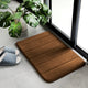 Memory Foam Embossed Velvet Carpet Bathroom Living Room Non-Slip Mat Cobblestone Floor Mat