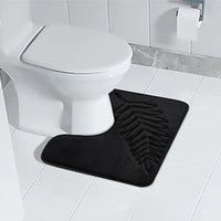 Memory Foam Bath Mat Toilet Mat Extra Soft Non-Slip Bathroom Mat Super Comfort Bath Mats for Bathroom Floor Bath Rug Foot Mat
