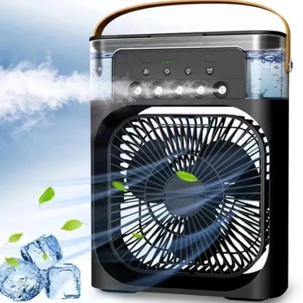 New Five-hole Spray Fan USB Desktop Humidifier Portable Practical Cooling Fan Hydrocooling Summer Indispensable Chiller Office
