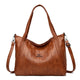 Luxury Soft Leather Handbag Women's New Casual Tote Bag Designer Ladies Large Shoulder Crossbody Handle Sac for Female Patchwork