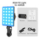 Mini Fill Light RGB LED Straight Pocket Video Photography Lighting Pocket Live Vlog Clip for Phone iPhone iPad Laptop Camera