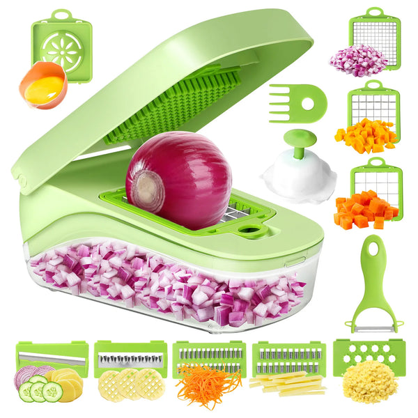 Multi-function vegetable cutter Vegetable cutting artifact Multi-functional grater Potato slicer Shredder Onion dicer