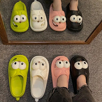 Cute Cartoon Dog Slippers,Creative Non Slip Couples Sandals for Birthday Gift,Lightweight Thick Beach Shoe for Indoor Outdoor