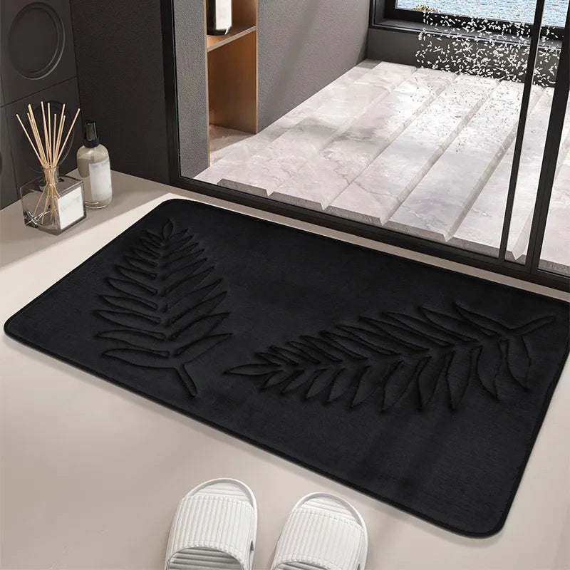 Memory Foam Bath Mat Toilet Mat Extra Soft Non-Slip Bathroom Mat Super Comfort Bath Mats for Bathroom Floor Bath Rug Foot Mat
