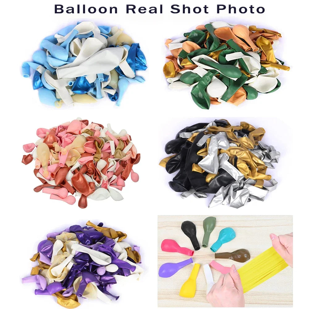 Macaron Dusty Blue Balloon Garland Arch Kit Happy Birthday Party Decoration Kids Boy Baby Shower Ballons Wedding Party Supplies
