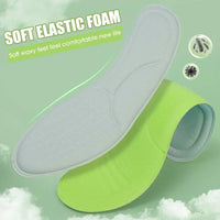 10pcs Unisex Memory Foam Orthopedic Insoles Deodorizing Insole Shoes Sports Absorbs Sweat Soft Antibacterial Shoe Accessories