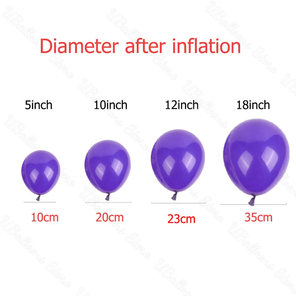 10/30/50Pcs Purple Latex Balloons Pastel Lilac Lavender Light Purple Lotus Balloons for Wedding Baby Shower Birthday Party Decor
