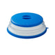 Microwave Splatter Cover Heating Folding Cover Silicone Fresh-keeping Cover Oil-proof Splash-proof Cover with Hook Cooking Lids
