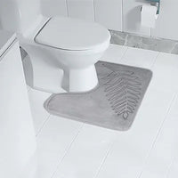 Memory Foam Bath Mat Toilet Mat Extra Soft Non-Slip Bathroom Mat Super Comfort Bath Mats for Bathroom Floor Bath Rug Foot Mat
