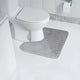Memory Foam Bath Mat Toilet Mat Extra Soft Non-Slip Bathroom Mat Super Comfort Bath Mats for Bathroom Floor Bath Rug Foot Mat