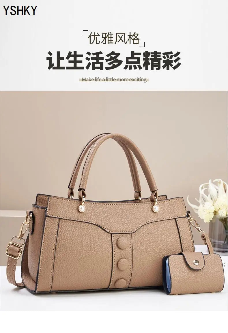 New women shoulder Bag for 2025 luxury designer handbag women Handbags leather Printed monogram single shoulder straddle bag