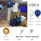 Navy Blue Balloons Garland White Sliver Confetti Latex Ballon Arch Kit Wedding Anniversary Birthday Party Baby Shower Decoration