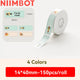Niimbot D110/D11/D101/H1S Name Sticker School Student Color Name Tags Self-adhesive Thermal Label Paper for School Home Office