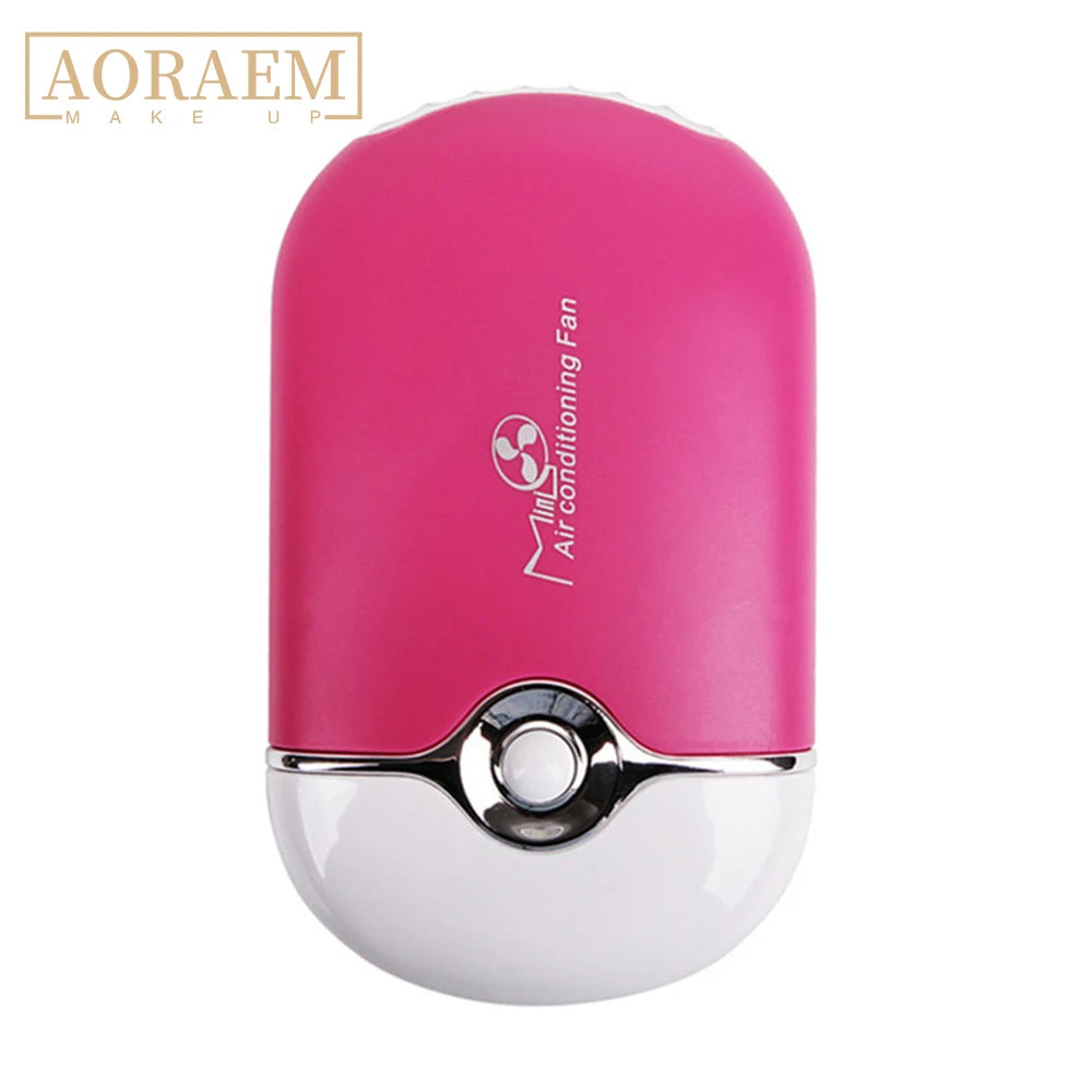Krofaue Mini USB Eyelash Fan Dryer Blower Extension Graft Eyelashes Dedicated Air Conditioning Glue Fast Dry Makeup Tools