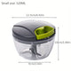1 vegetable cutting machine, multifunctional garlic grinder, vegetable and fruit chopper, manual grinder, kitchen tool