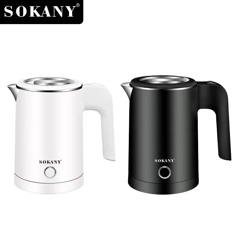 Houselin Electric Kettle 0.5L Stainless Steel Household Indoor Kettle Automatic Closing and Boiling Dry Protection 220V