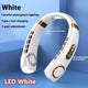 Xiaomi 8000mAh USB Hanging Neck Fan Portable Bladeless Mini Rechargeable Mute LED Digital Display Electric Fans Air Cooler New