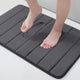 Memory Sponge Stripe Bathroom Non slip, Water Absorbent, Machine Washable Floor Mat