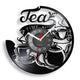 Modern Kitchen Artwork Teapot Wall Clock Tea Room Wall Decor Teapot Retro Vinyl Record Wall Clock Kitchen Decorative Wall Watch