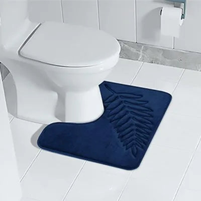 Memory Foam Bath Mat Toilet Mat Extra Soft Non-Slip Bathroom Mat Super Comfort Bath Mats for Bathroom Floor Bath Rug Foot Mat