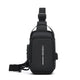 Men Anti Theft Chest Bag Shoulder Bags USB Charging Crossbody Package School Short Trip Messengers Bags Men's Oxford Sling Pack