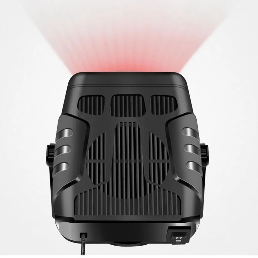 NEW 12V/24V Car Heater Portable Car Heater Fan 2IN1 Cooling Heating Auto Windshield Defroster Car Defogger Anti-Fog Heater Dryer