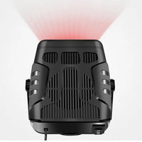 NEW 12V/24V Car Heater Portable Car Heater Fan 2IN1 Cooling Heating Auto Windshield Defroster Car Defogger Anti-Fog Heater Dryer