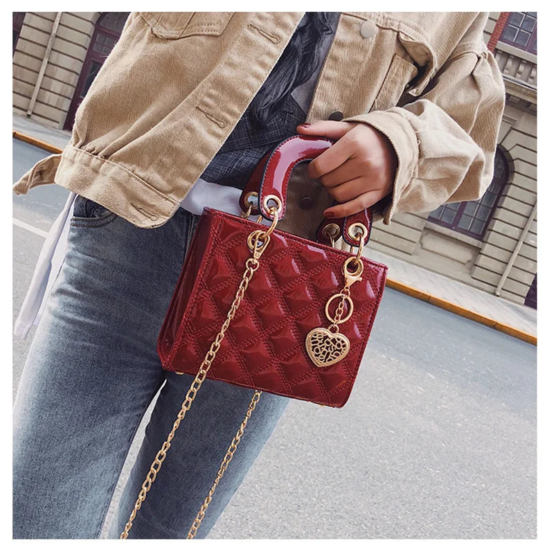 Handbag Women Brand Luxury Totes High Quality Fashion Classic Quilted Square Handle Bag Women Crossbody Shoulder Bags