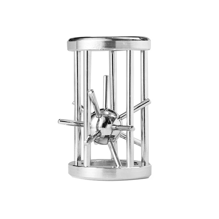 Lock Unlock Cage Star Metal Brain Teasers Kids Adults IQ Challenge Games To Test Your Patience Toys Hobbies Rompecabezas
