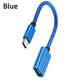 OTG Type C Cable Adapter USB to Type C Adapter Connector for Xiaomi Samsung S20 Huawei OTG Data Cable Converter for MacBook Pro