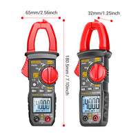 PN200 AC DC 0-600A Multimeter 4000 Counting Electrician Multi-FunctionDigital Clamp Meter Capacitance Resistance Current Tester